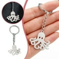 thumbnail image 3 of Stainless Steel Small Animal Keychain Pendant Cartoon Bag Pendant Friend Gift Keychain, 3 of 6