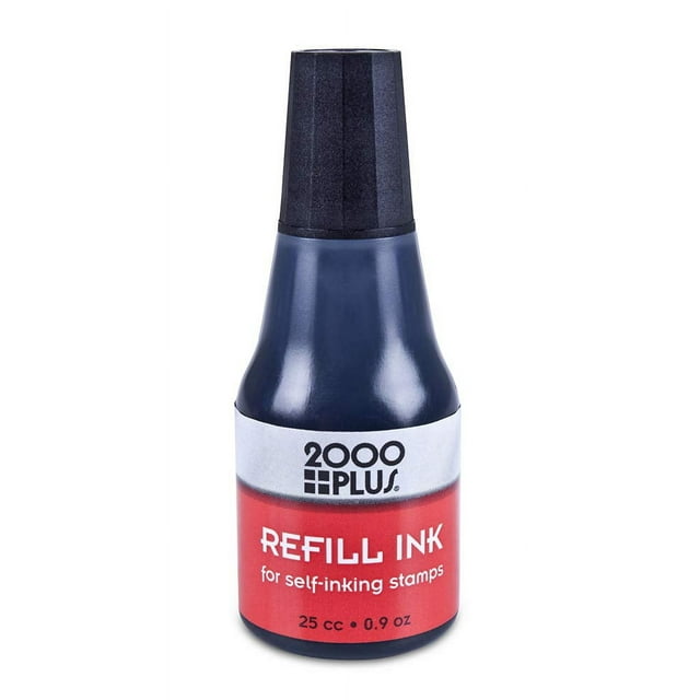 Tinta de repuesto 2000 PLUS, autoentintable, negra, 25 ml