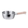 thumbnail image 2 of Yanerim Yukihira Pan Fast Heat Conduction Physical Non-stick Reliable Japanese Saucepan with Wood Handle for Ramen, 2 of 7