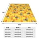 thumbnail image 3 of Balery Honeycombs Manta de Felpa Suave y Acogedora – Cobija de Franela Aterciopelada para Cama, Lavable y Cálida para Sofá, Mascotas, Transpirable-50"x40", 3 of 7