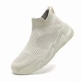 thumbnail image 5 of Men's Breathable Slip-On Sneakers - Casual Sneakers Suitable for Jogging, Round-Toe Lightweight with Cushioned MD Sole & Insole, Spring Summer Fall Casual Attire, Minimalist Sportswear (No Laces), 5 of 7