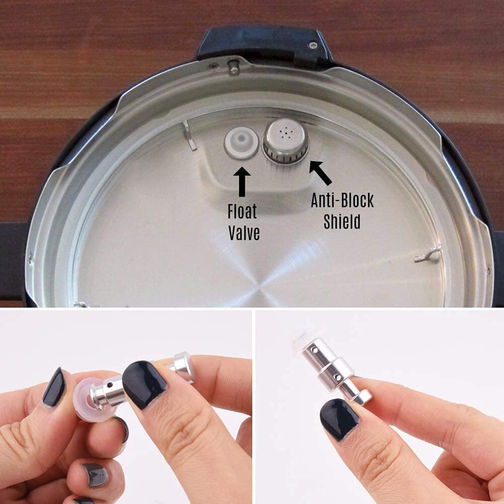 Steam Release Valve Clean Instant Pot Gasket Installing Sealing