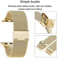 thumbnail image 2 of Compatible con Apple Watch Band de 42 a 44 mm, hebilla de acero inoxidable, correa de metal, correa de repuesto para Iwatch Series 4, Series 3, 2 of 5