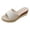 Beige, variant on Women's Orthopedic Wedge Platform Sandal Open Toe Comfortable Mid Heel Slippers Slip On Non Slip Espadrille Casual Beach Summer Flat Sandals Royal Blue 9 Wide
