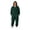 Green, variant on FAHXNVB Men's Hooded Onesie Pajamas Lightweight Fuzzy Fleece Zip Up Jumpsuit Long Sleeve Lounge One Piece Pjs with Pocket S-XXL