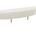 thumbnail image 2 of TOV Furniture Bianca Cream Velvet King Size Bench, 2 of 6
