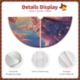 thumbnail image 3 of KLL Christmas Tree Skirt,Party Decorations Farmhouse for Christmas Decorations Holiday Party 36" -Dreamy Dandelion Sunset, 3 of 6