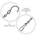 thumbnail image 3 of Miangastore Chaîne de Miroir Noir Design Simple pour Propriétaires 4 Pcs, 3 of 9