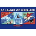 thumbnail image 2 of Junior's DC League of Super-Pets Super Pack Panels  Graphic Tee Royal Blue Small, 2 of 3