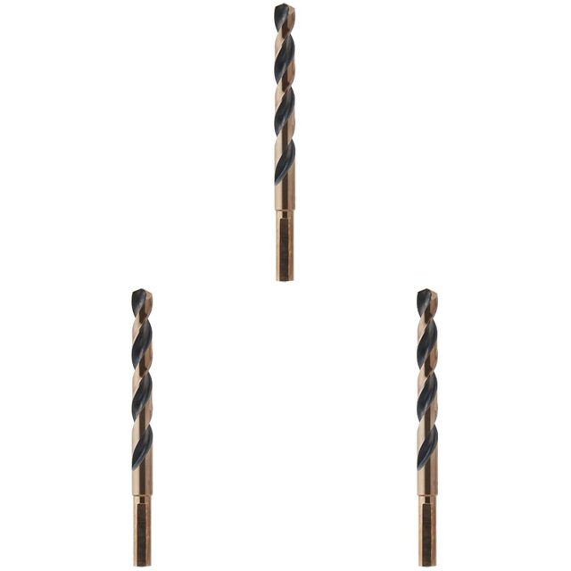 Broca DEWALT DW1128 de óxido negro con mango de 7/16 pulgadas y 3/8 pulgadas