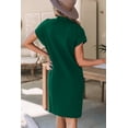 thumbnail image 3 of a.Jesdani 'Chic Black-Green Swing Dress, Pockets, Seasonal Flair!', 3 of 8