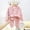 Pink, variant on Amidoa Girls Summer Outfits 2 Piece Cute Long Sleeve T Shirt Solid Color Top and Casual Shorts Kids Clothing Sets,Pink Size 10