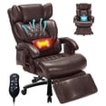 thumbnail image 7 of 800LBS Relax Office Chair with Foot Support & 8-Zone Soothing Warmth for Larger Users, Big and Tall Ergonomic Executive Tilt Desk Chairs for Home Office Managerial Use, 7 of 7