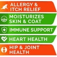 thumbnail image 4 of StrellaLab Premium Treats with Omega 3, Salmon & Fish oil for Dogs (180Ct) - Dog Itch Relief & Allergy Relief - Skin & Coat Supplement - Dry Itchy Skin, Shedding, Hot Spots Treatment - Chicken Flavor, 4 of 9
