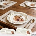 thumbnail image 7 of CaiYueKe 10 Pcs Disposable Dinner Plates Bulk Party Supplies Floral Vintage Farmhouse Theme Decorative Paper Plates for Birthday Celebration Wedding Picnic Outdoor Gathering, 7 of 7