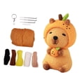 thumbnail image 2 of GUOOL Capybara Doll Unique DIY Wool Material Set for Teens Children Beginners C, 2 of 9