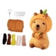 thumbnail image 2 of Carpincho de peluche de juguete para adultos, bolsa de Material de fieltro de lana, accesorios, bonito juego de fieltro con aguja, proyecto artesanal C perfecl Iniciador de fieltro de lana, 2 of 8