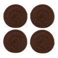 thumbnail image 1 of Anmrize 4Pcs Heat Resistant Cup Pad, Solid Braided Coaster, Natural Fiber Cup Mat, Rustic Table Accessory, Plain Woven Drink Coaster, Solid Natural Woven Round Coaster, Farmhouse Drink Pad, F, 1 of 4