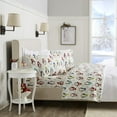 thumbnail image 6 of Great Bay Home Printed Velvet Plush Warm and Cozy Fleece Sheet Set  (Twin, Penguins), 6 of 9