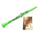 thumbnail image 4 of Clarinete de 17 teclas en ABS, tono Si bemol, acabado en níquel, incluye estuche acolchado, 10 cañas, funda para cañas, guantes, paños de limpieza y destornillador mini, color verde., 4 of 7