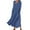 Blue, variant on Wuxian Women'S Dresses Long Sleeve Round Neck Maxi Dresses With Pockets Flowy Swing Fall Winter Long Sundress,Black,L
