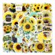 thumbnail image 2 of Calcomanías de vinilo impermeables con forma de girasol, 50 unidades, 2 of 4