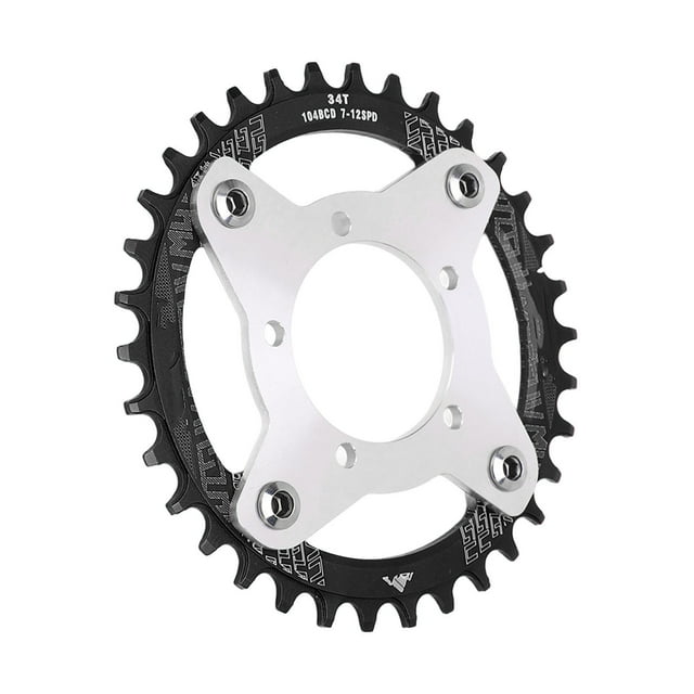 BCD Chain Ring Conversion Kit,34T 104 BCD Electric BCD Chainring Adapter BCD Chainring Advanced Technology