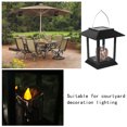 thumbnail image 5 of De Linternas Solares Que Cuelgan Las Luces Del Palacio De La Energía Solar A Prueba De Agua Al Aire Libre Led Linterna De Llama Parpadeante Para Patio Patio Césped Fiesta Playa 6 Piezas Kearding HA018343-00, 5 of 5