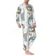 thumbnail image 2 of Balery Cute Colorful Animal Pijama para Hombre de Dos Piezas con Manga Larga, Conjunto de Dormir y Descanso Suave con Bolsillos-XX-Large, 2 of 7