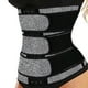 thumbnail image 4 of Correa del sudor Salvador neopreno entrenador de cintura aptitud entrenamiento condensador ajuste Gris XL, 4 of 10