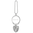 thumbnail image 1 of Programmeur Interface Presse pour Continuer Argent Aile Voiture Pendentif Décoration, 1 of 4