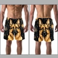 thumbnail image 3 of luoweisi Men's Beach Shorts Quick Dry Swim Trunks with Mesh Lining Sheepdog M, 3 of 5