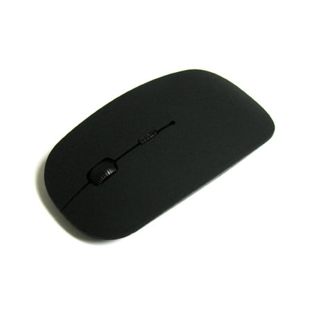 CableVantage 2.4 GHz Slim BLACK Optical Wireless Mouse Mice + USB Receiver for Laptop (Best Wireless Mode For 2.4 Ghz)