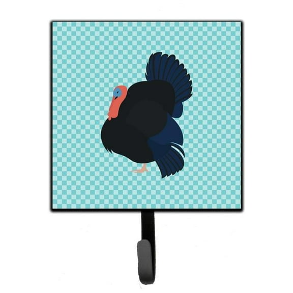 Carolines Treasures BB8159SH4 Norfolk Black Turkey Blue Check Leash or Key Holder