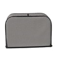 thumbnail image 7 of Rateoe Houndstooth Black And White Pattern Toaster Covers 2 Slice Wide Slot,Bread Machine Cover,Bread Dust Cover & Fingerprint Protection,Appliance Covers, 7 of 7
