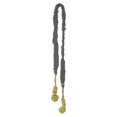 thumbnail image 5 of Juguete de cuerda para tirar de perros, resistente a las mordeduras, rechinar los dientes, colgante interactivo, juguete de cuerda para mascotas para puerta interior y exterior, gris, 5 of 5
