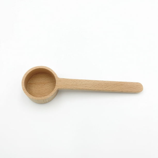 Xiao Hua Cucharas de madera para latas, cuchara para café, estilo 6,61 pulgadas, cuchara medidora para granos molidos o té, para mezclar sopas, agitadores y utensilios de cocina.