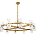 thumbnail image 4 of Urban Classic Chateau 20 light Burnished Brass Pendant, 4 of 7