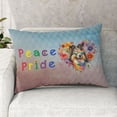 thumbnail image 2 of Peace Love Pride Shetland Sheepdog with Rainbow Sunglasses LGBT LGBTQ+ Quilt Pillowcase Sheltie Dog Lover Gifts Throw Pillow Cover Bed Home Decor - 01004, 2 of 5