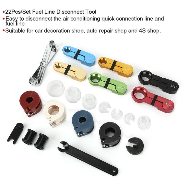 Fuel Pipe Remover Fuel Pipe Disconnect Air Conditioning Hose Remover Fuel Line  Removal Tool Car Repair Tool 22Pcs/Set Car Air Conditioning Hose Oil Fuel Pipe  Line Disconnect Tool 