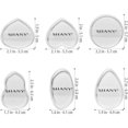 thumbnail image 4 of Set de esponjas para mezclar maquillaje SHANY Stay Jelly Silicone x6, 4 of 8