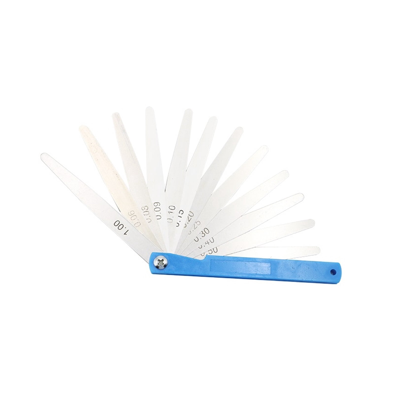 Portable 17 Blades Feeler Gauge 100 Mm Length Metric Feeler Gauge 0.02-1.00 Mm Measurement Tool