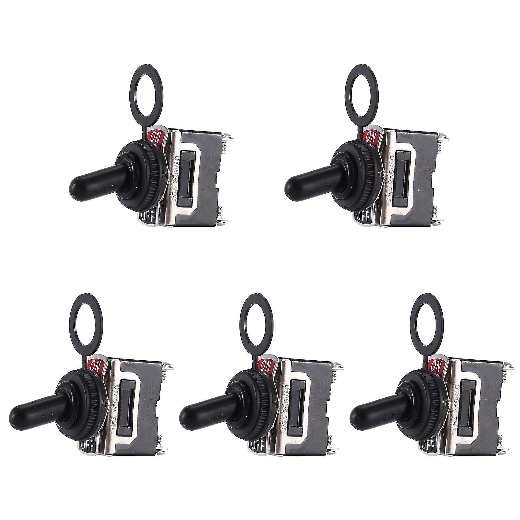 Heavy Duty Rocker Toggle Switch 15a 250v 20a 125v Spst 2 Pin On/off ...