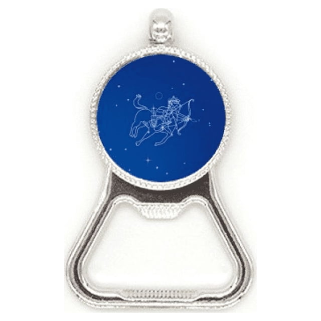 Star Universe Sagittarius Constellation Pattern Metal Beer Bottle Cap Opener Duty Stainless Steel