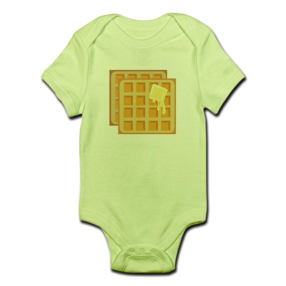 CafePress - Buttered Waffles Body Suit - Baby Light Bodysuit