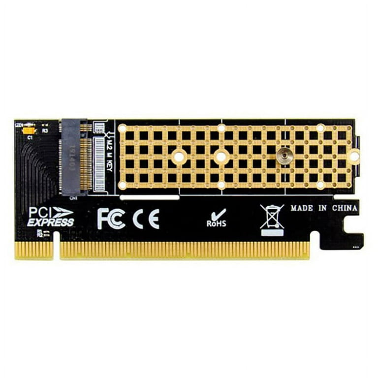 M.2 to PCIE x16 Adapter Card Pci-e to m.2 Convert Adapter NVMe SSD Adaptor  m2 M Key Interface PCI Express 3.0 x4 2230-2280 Size 