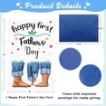 thumbnail image 5 of WaaHome First Fathers Day Card - Happy First Father's Day Gifts Card with Envelope First Time Dad Fathers Day Gift for New Dad from Wife Baby Girl Boy, 5 of 7