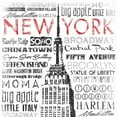 thumbnail image 2 of Grey, Jace 26x26 Gold Ornate Wood Framed with Double Matting Museum Art Print Titled - New York Words Mate, 2 of 4