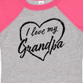 thumbnail image 4 of Inktastic I Love My Grandpa in Black Chalk Heart Boys or Girls Baby Bodysuit, 4 of 5