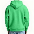 thumbnail image 4 of Qwertyu Quarter Zip Hoodie Men Mokaloha Mens Shirts Long Sleeve Waffle Solid Color Sweatshirt 1/4 Zip Pullover with Pockets Green 3XL, 4 of 4